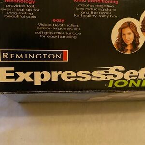 Remington ExpressSet Ionic Rollers - Black and White